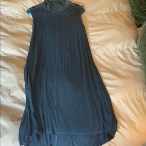 Whitewashed/vintage like-new midi blue dress